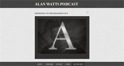 Desktop Screenshot of alanwattspodcast.com